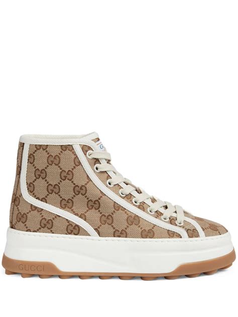 gucci high top rinbow|farfetch gucci sneakers.